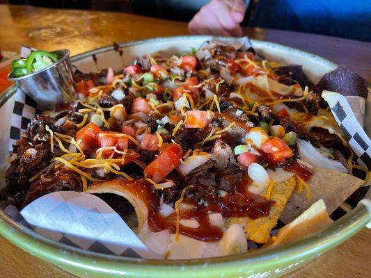 Brisket nachos