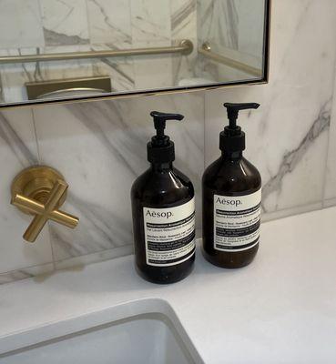 High quality care, down to our hand soap and lotion!