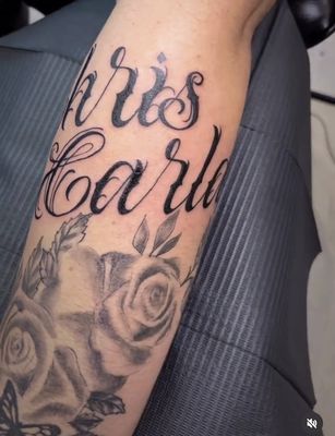 Add on name tattoo