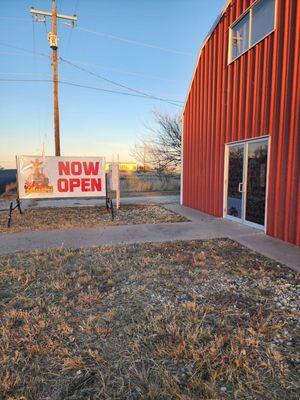 Plenty of Parking . Big Truckers you can pull in and out with ease. We love you guys and make sure you eat good before you hit the road.