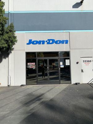 Exterior of Jon-Don in Union City CA