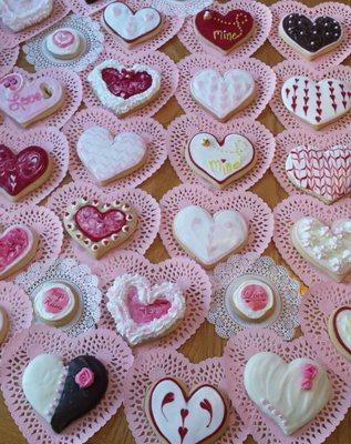 Decorated sugar cookies