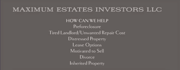 Maximum Estates Investors