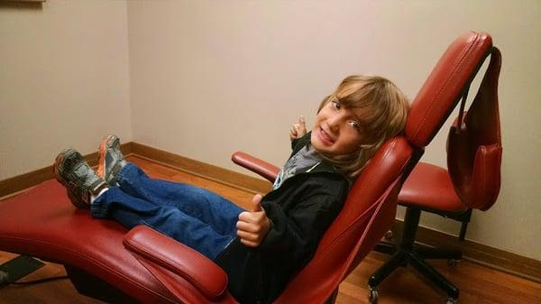 What a big boy see going to the dentist is not so bad.