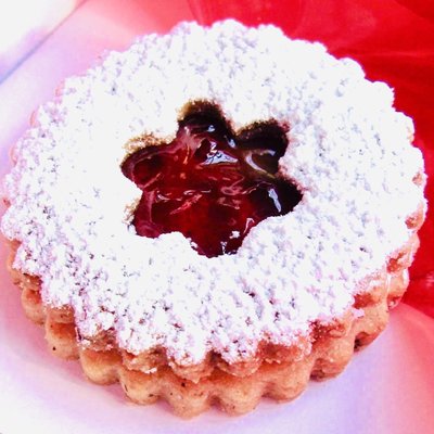 If you have never seen or tasted jam-filled, gorgeous Nashoba Brook Bakery Linzer Tortes, you are in for a treat! If you have, you know!