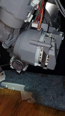 Dishwasher circulation pump replacement