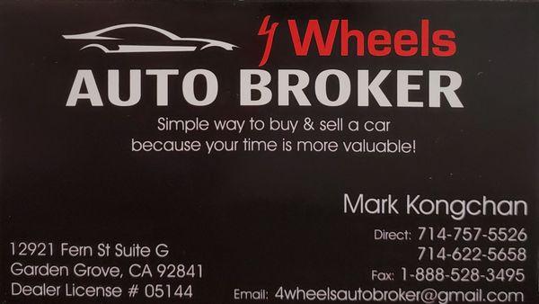 4 Wheels Auto Broker