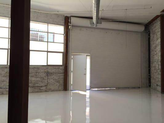 Gorgeous white floors in our Arts District loft!