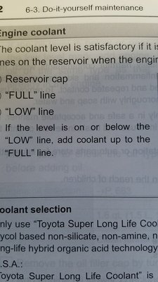 This is what's suppose to be done . But they sold it to me low , and wouldn't even add a little to bring it above the LOW LINE