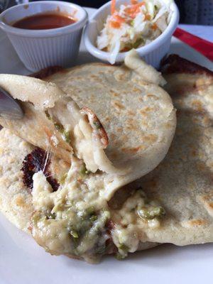 Pupusas Salvadoreñas - pretty big and delicious!