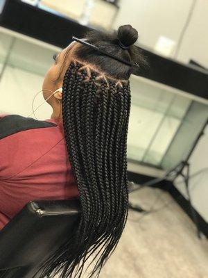 Triangle parts braids