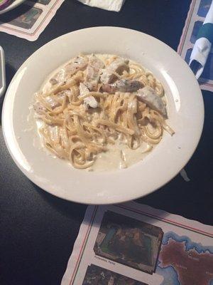 Chicken Alfredo! Yum