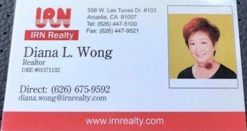 Diana Wong - IRN Realty