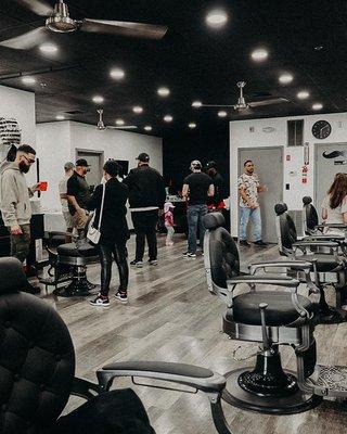 There's so much space you're guaranteed to feel comfortable at Hands&Hustle barbershop