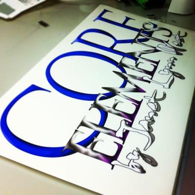 Contour cut wide format graphics