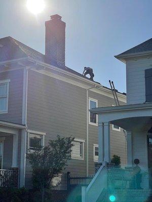 Nail pop and chimney repairs