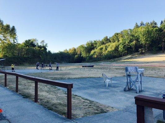 Wonderful day for trap shooting