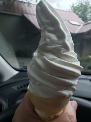 Vanilla soft serve.