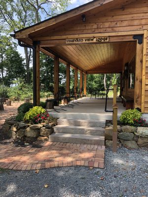 Side porch entry