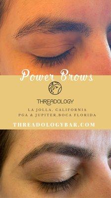 #powerbrows #hennabrows Instagram: @browsthatgowow Threading & Henna Brow Service. Last up to 14 days on skin and up to 6 weeks on hair.