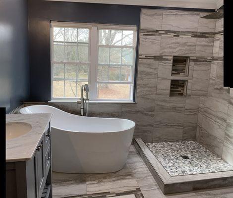 Complete bathroom renovation