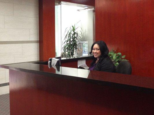 Yvette, the receptionist