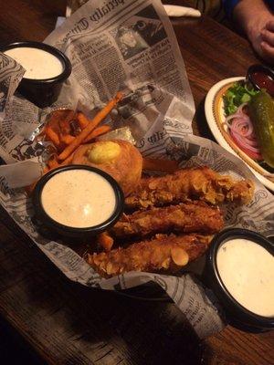 Almond crusted chicken tenders