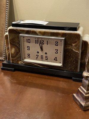 Love this Art Deco clock.