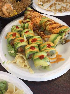 Buffalo roll and fantasy roll