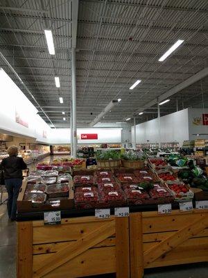 Produce and Deli section