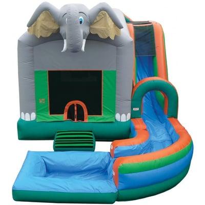 Elephant Bounce Water Slide