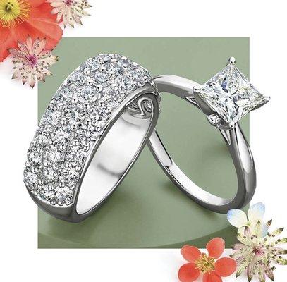 "Let Love Grow" rings exclusively at Fred Meyer Jewelers