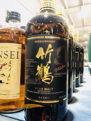 If you are looking for a good Japanese whiskey "Pops" is the place !