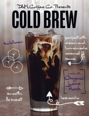 Organic Lions Rock Cold Brew!