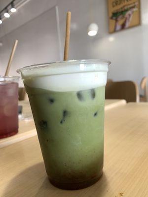 Iced Strawberry Matcha