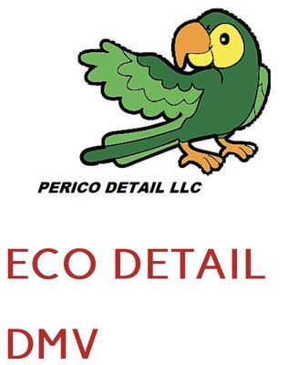 Company name and our Logo the Parrot. This shows how much we care about the environment. We use eco-friendly products.