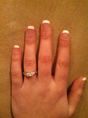 Treated myself to a French Manicure!