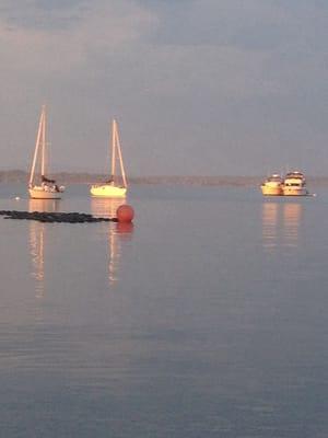 Great view at the westport marina