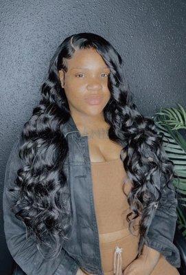 Frontal install with curls