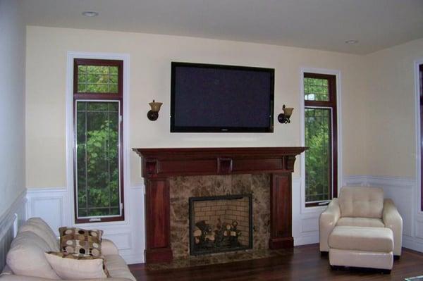 Looking to have your TV mounted above the Fireplace with all wires concealed?