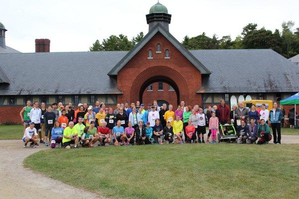 Our annual Shelburne Farms 5K sells out most years. The course goes by some of the most beautiful scenery at the Farms.