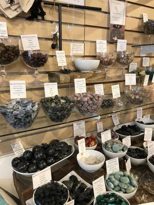 Crystals and stones