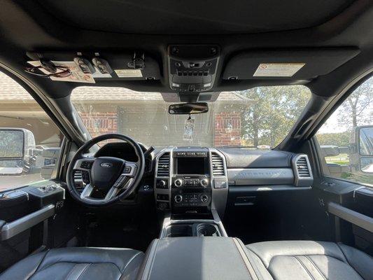 Interior detail on this F450!