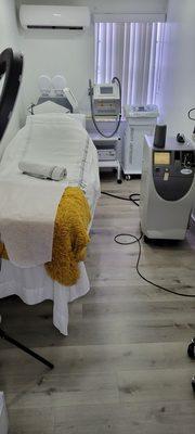 The hair removal room