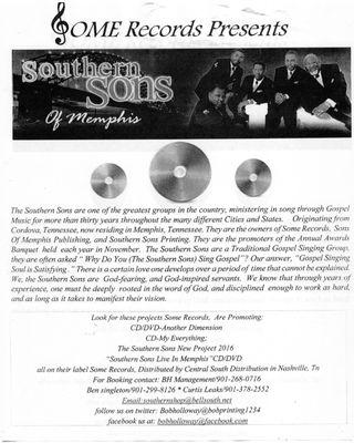 southern sons of memphis bio.