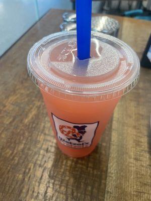 Blended strawberry lemonade