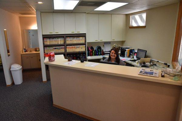 Meridian Orthodontic reception area