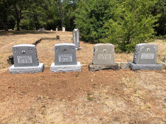 Wilson family plot