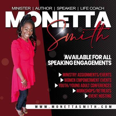 Coach Monetta Smith graduate of the Life Coach School of Arkansas.