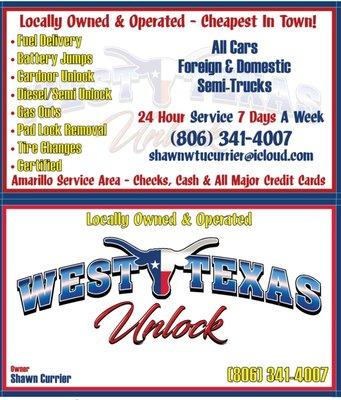 West Texas Unlock